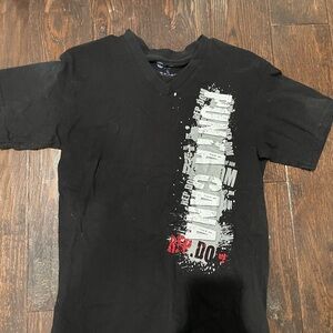 Punta Cana Black V-Neck Tee